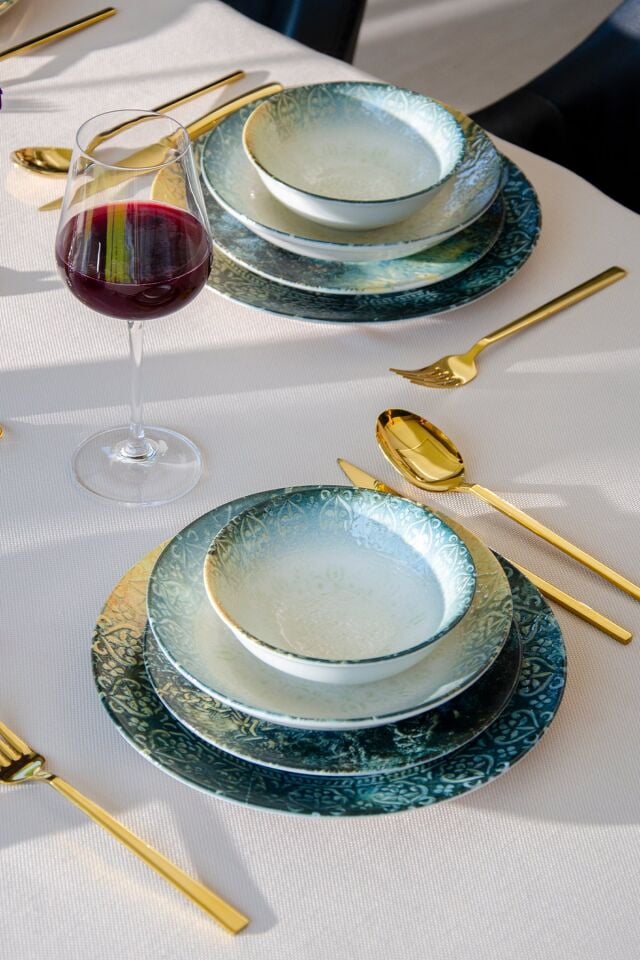 Laila 24 Parça 6 Kişilik Yemek Takımı