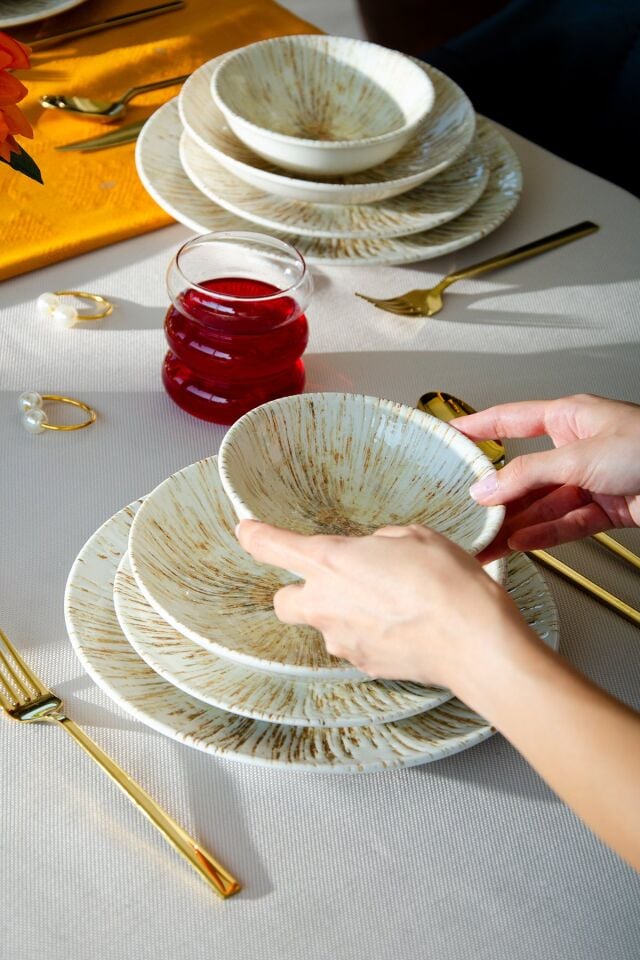 Blur 24 Parça 6 Kişilik Yemek Takımı