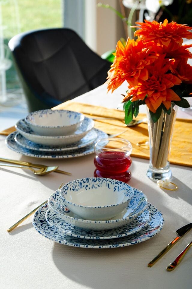 Tulip 24 Parça 6 Kişilik Yemek Takımı