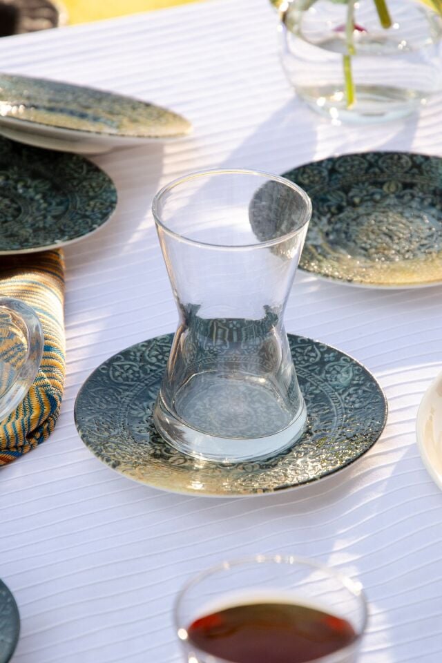 Laila 12 Parça 6 Kişilik Çay Seti