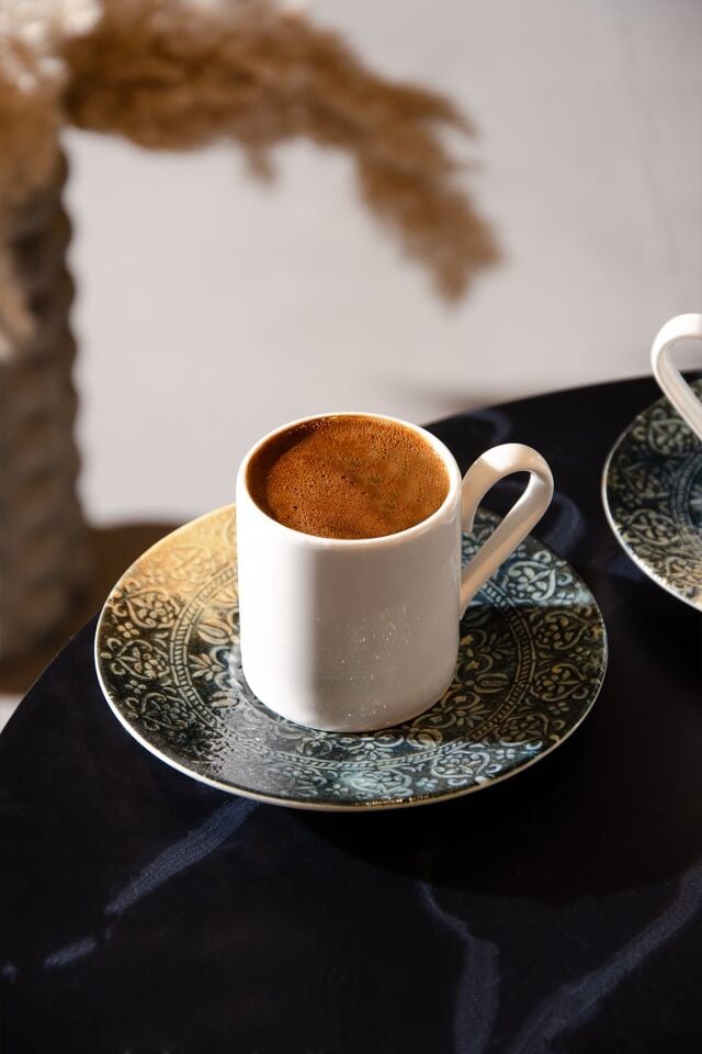 Velmora 12 Parça 6 Kişilik Kahve Fincan Takımı 100ml