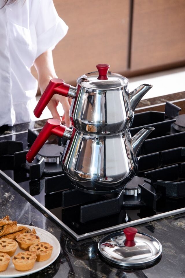 Gina Compact Paslanmaz Çelik Çaydanlık