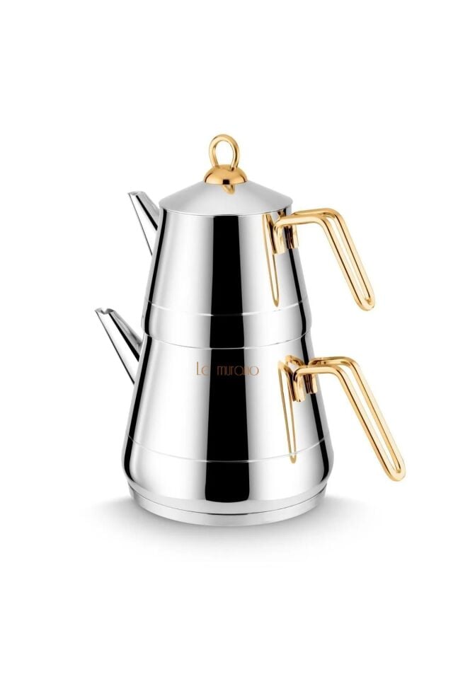 Bergamot Paslanmaz Çelik Large Çaydanlık Takımı