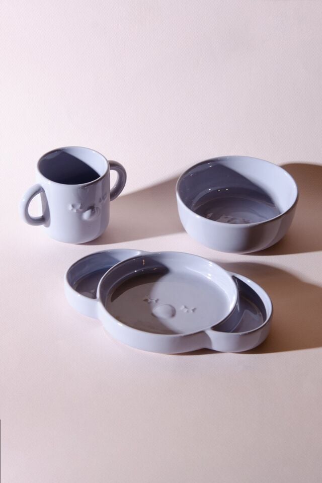 Momo 3 Parça Koala Desenli Mama Seti | Mavi