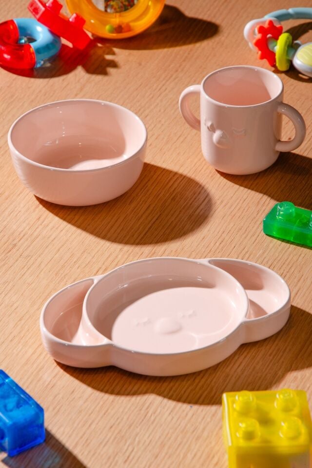 Momo 3 Parça Koala Desenli Mama Seti | Pudra