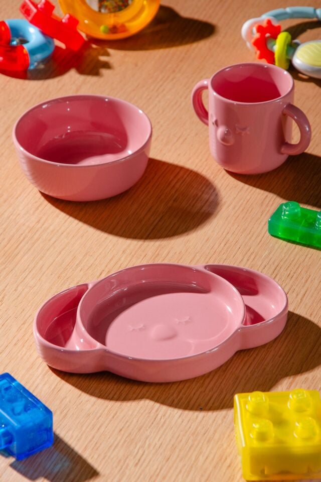 Momo 3 Parça Koala Desenli Mama Seti | Pembe