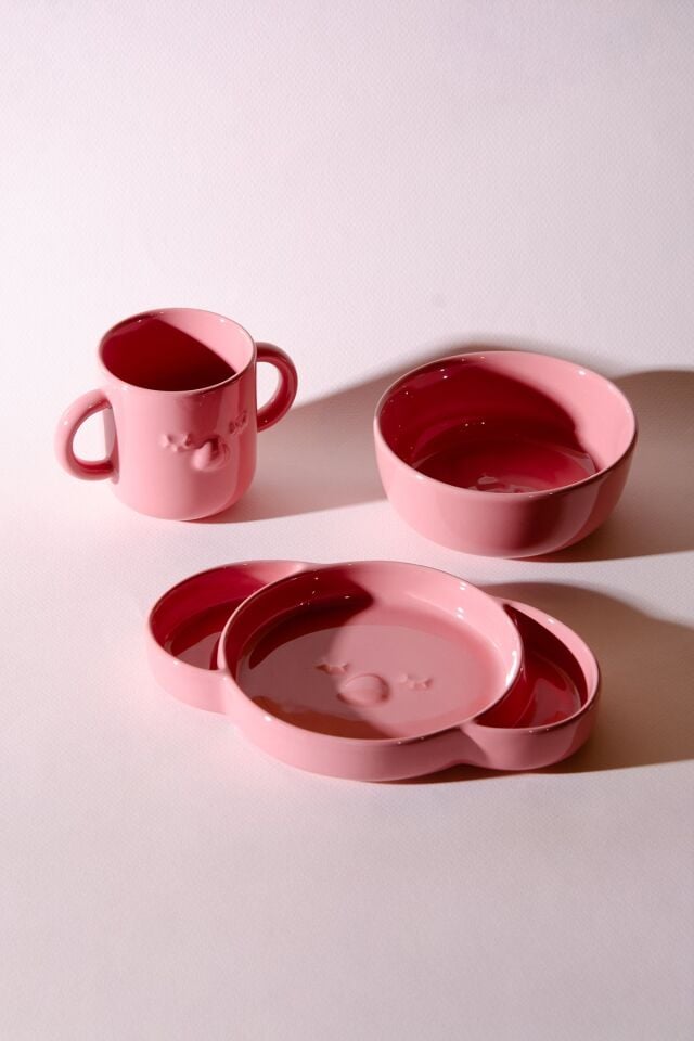 Momo 3 Parça Koala Desenli Mama Seti | Pembe